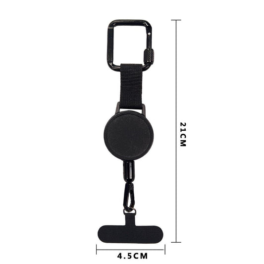 Retractable Anti - Theft Phone Tether With Carabiner ClipPhone QccessoriesGoldenBlossom.StoreGoldenBlossom.StoreCJYD236586801AZBlackGoldenBlossom.Store retractable anti - theft phone tether with carabiner and clip for secure phone attachment