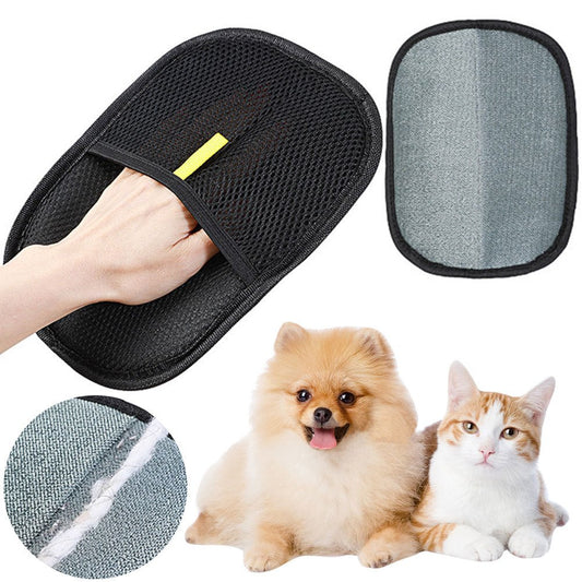 Pet Hair Remover Mitt - Deshedding Glove for Dogs & CatsPet SuppliesGoldenBlossom.StoreGoldenBlossom.StoreCJYD233200807GTDark brown1PCSGoldenBlossom.Store pet hair remover mitt with soft fabric and mesh backing for removing pet fur from dog and cat