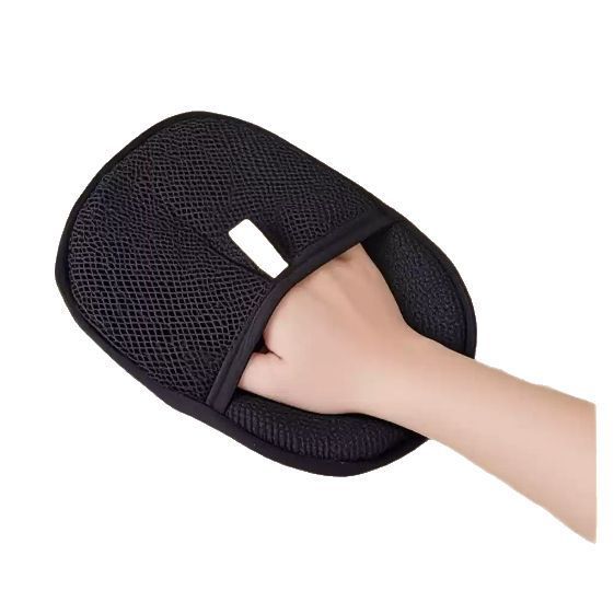 Pet Hair Remover Mitt - Deshedding Glove for Dogs & CatsPet SuppliesGoldenBlossom.StoreGoldenBlossom.StoreCJYD233200807GTDark brown1PCSBlack pet hair remover mitt with textured surface worn on hand for easy pet hair removal