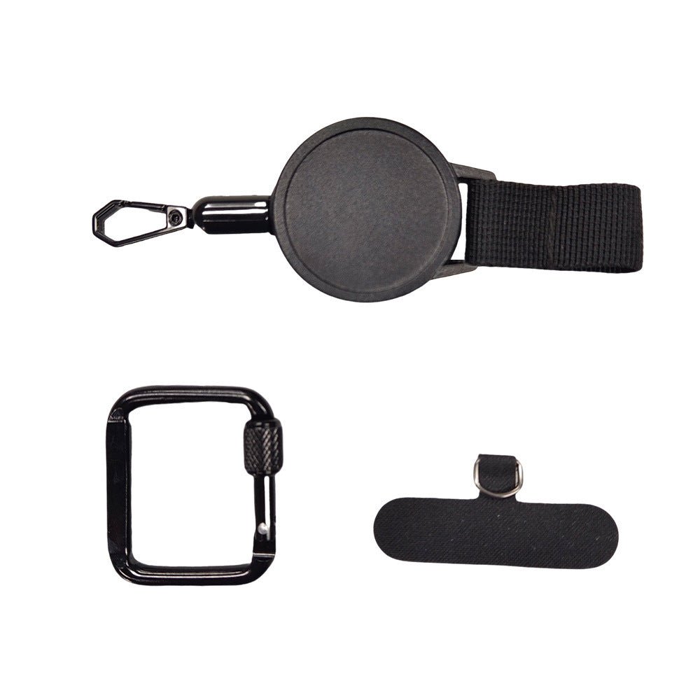 Retractable Anti - Theft Phone Tether With Carabiner ClipPhone QccessoriesGoldenBlossom.StoreGoldenBlossom.StoreCJYD236586801AZBlackGoldenBlossom.Store retractable anti - theft phone tether with clip and strap accessories in black